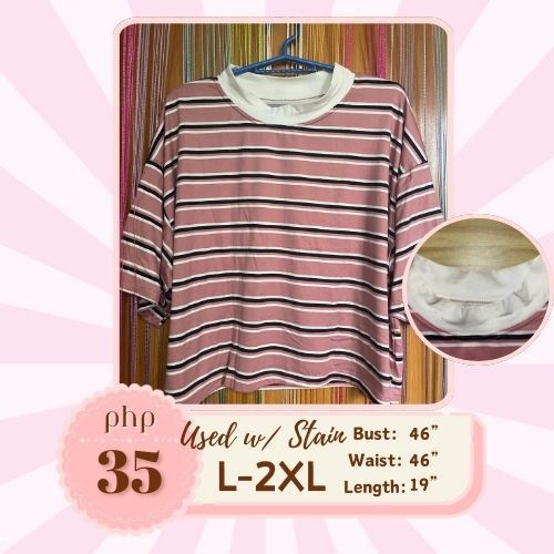 Prelove Plus Size Top XL-2XL (Category: Blouses) located in Taytay. Submitted by nuristef (Listing ID 1324738177, Image 2). Description: NO SH0p33 CHECKOUT 📍Loc: Taytay Rizal 💵Payment options: GCASH, BDO, Unionbank 🚚 Shipping Options: Any same day delivery courier (preferred), LBC COP, J&T.