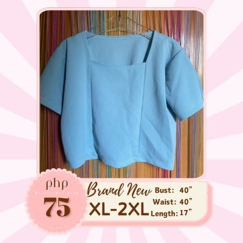 Prelove Plus Size Top XL-2XL (Category: Blouses) located in Taytay. Submitted by nuristef (Listing ID 1324738177, Image 3). Description: NO SH0p33 CHECKOUT 📍Loc: Taytay Rizal 💵Payment options: GCASH, BDO, Unionbank 🚚 Shipping Options: Any same day delivery courier (preferred), LBC COP, J&T.