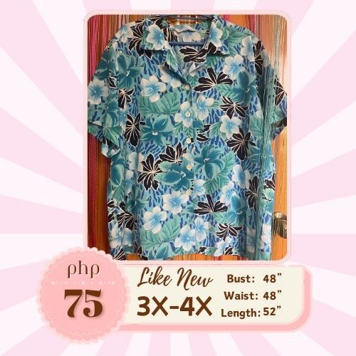 Preloved Plus Size 3-4XL tops womens clothes (Category: Blouses) located in Taytay. Submitted by nuristef (Listing ID 1324738406, Image 2). Description: NO SH0P33 CHECKOUT 📍Loc: Taytay Rizal 💵Payment options: GCASH, BDO, Unionbank 🚚 Shipping Options: Any same day delivery courier (preferred), LBC COP, J&T.