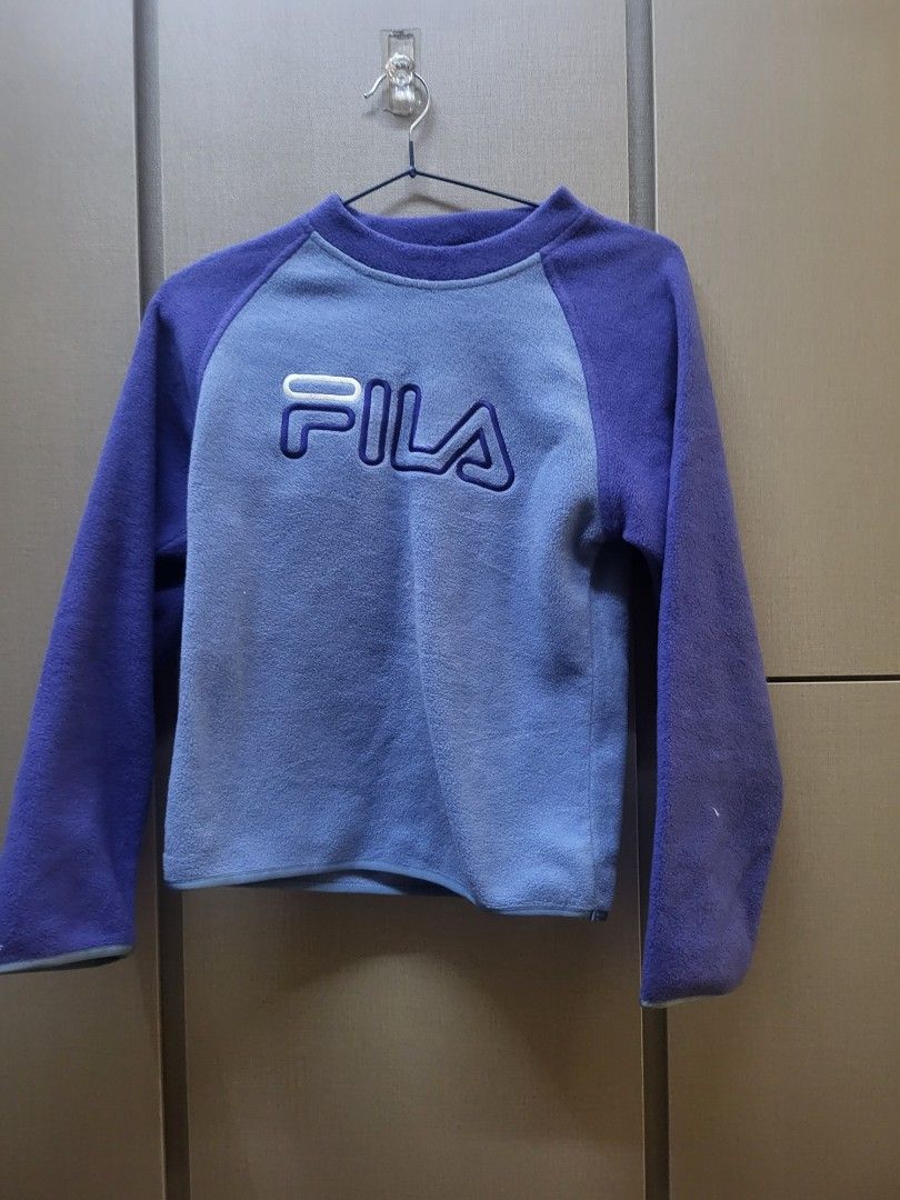 Chateau FILA pullover jacket Babies Kids Babies Kids Fashion on Carousell