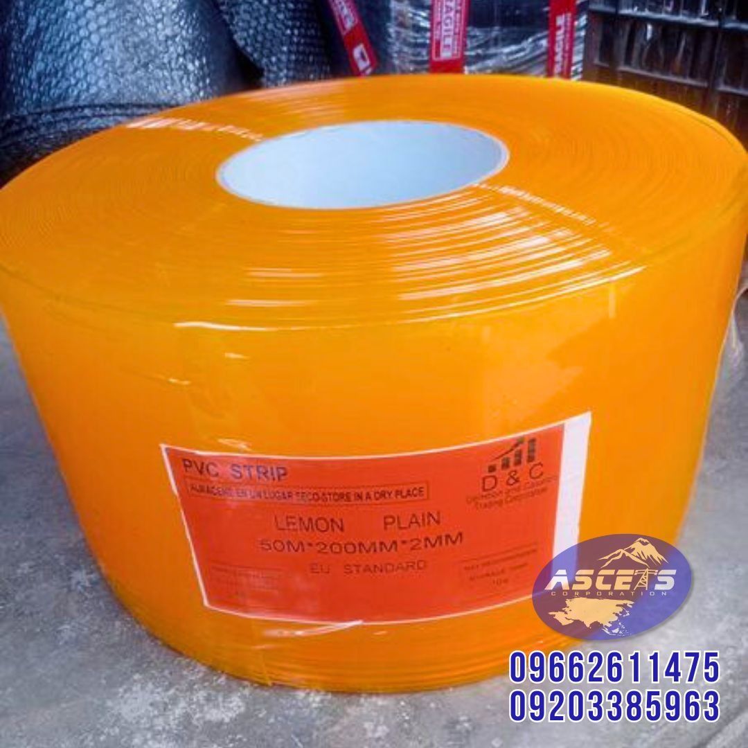 PVC CURTAIN FOR WAREHOUSE/ COMMISSARY/ KITCHEN/ COLD STORAGE (Category: Construction & Building Materials) located in Valenzuela. Submitted by ish.arado (Listing ID 1324574117, Image 2). Description: 📌PVC PLASTIC CURTAIN AND S.S/G.I HANGER 📌 📞 0966 261 1475 📞 0920 338 5963 📩 ish.ascetscorporation @ gmail.com 📌 We off PVC PLASTIC CURTAIN 📌 Color: Clear or Yellow 📌 Type: Plain or Ribbed ☑️ 1mm x 185mm x 45mtrs ☑️ 2mm x 185mm x 45mtrs ☑️ 2mm