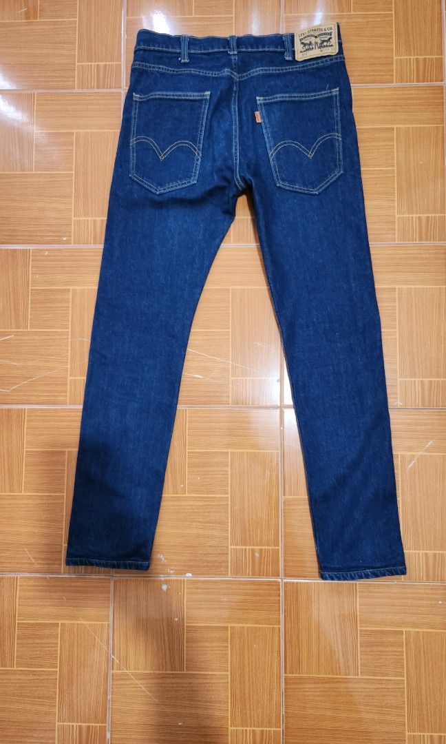Rare Levis 510 jeans orange slim fit skinny denim Men s Fashion Bottoms Jeans on Carousell