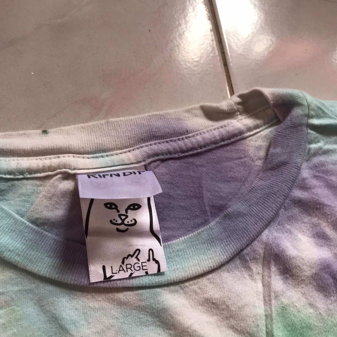 Ripndip longsleeve 🥵 (Category: Activewear) located in Jinoba-an. Submitted by eegiboy (Listing ID 1324634910, Image 2). Description: Wts: Ripndip 🥵 Tie dye longsleeve 🔥 Large size Dimes: 22.5/29 Excellent condition🥰 600plussf Dm me if interested 📩 Thankyou🙏😇.