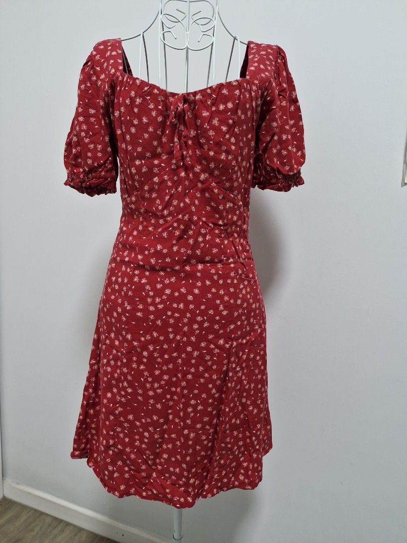 Roxy red dress top