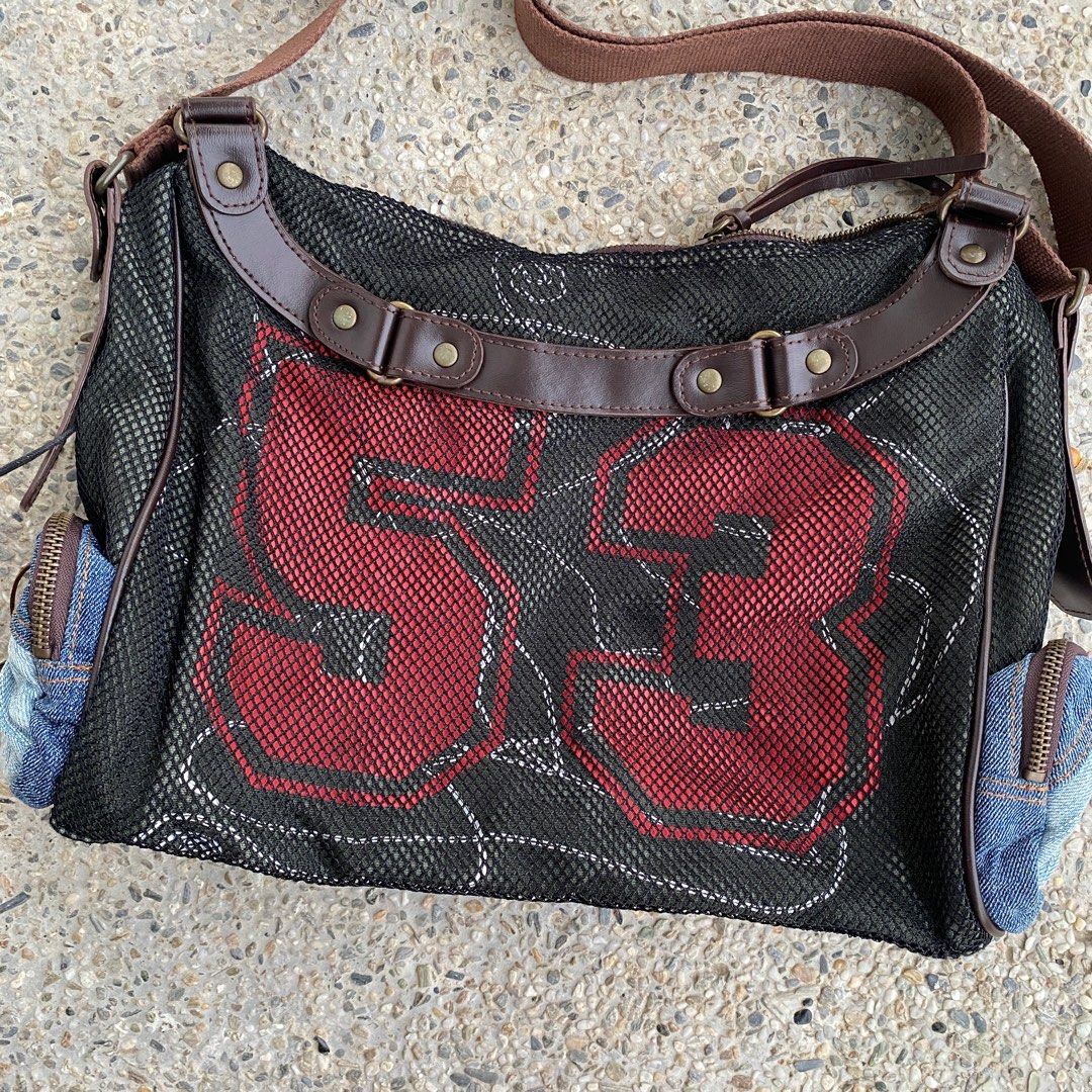 Vintage y2k salad denim patchwork messenger bag (Category: Luxury Bags & Wallets) located in Subic. Submitted by shes2pid_ (Listing ID 1324725285, Image 3). Description: SOLD helping tags: y2k vintage rare find coquette cottagecore gothic gorpcore office siren streetwear juicy couture vivienne westwood .