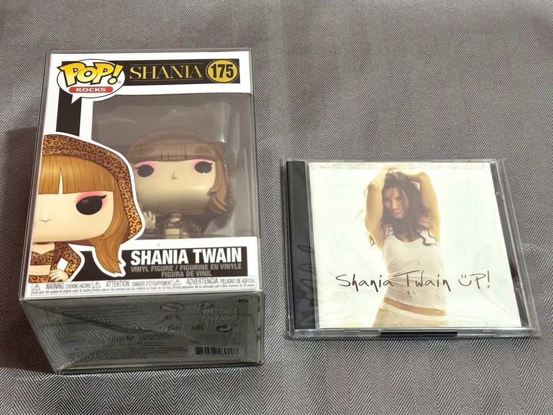 Shania Twain Collection (Category: CDs & DVDs) located in Cebu City. Submitted by DollsAndMore (Listing ID 1324664380, Image 1). Description: 🩷 Funko Pop is guaranteed brand new and never removed from the box. Includes BOSS protector for extra protection. 🩷 Shania Twain CD is factory sealed. 2 discs edition, Pop and Country versions of songs. 🩷 Sold as set only..
