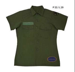 VINTAGE US ARMY 1935, Men's Fashion, Tops & Sets, Formal Shirts on ...