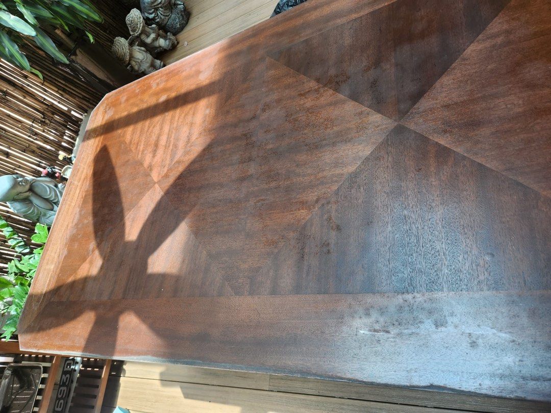 Solid Wood Dining Table (Category: Tables & Sets) located in Singapore. Submitted by nurmoammad (Listing ID 1324574408, Image 3). Description: This is size ... 180cm length 100cm width 78cm height.