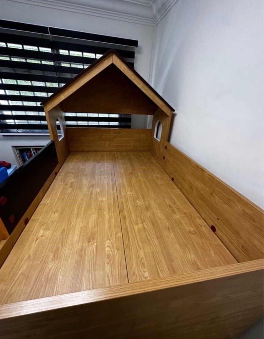 Solid Wood Kids Bunk Bed65074649355267111