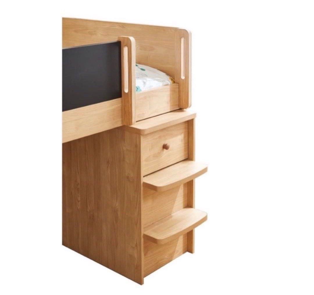 Solid Wood Kids Bunk Bed65074649355267119