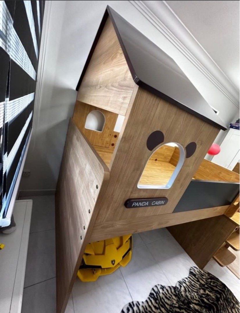 Solid Wood Kids Bunk Bed65074649355267115