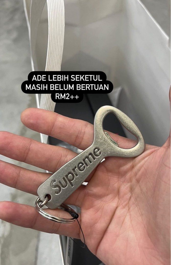 Supreme Bottle Opener Keychain