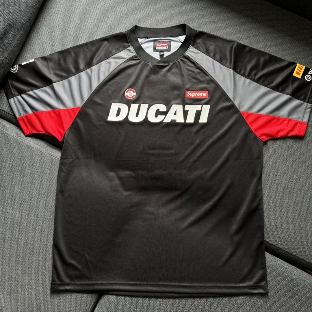 Supreme x Ducati Soccer Jersey S ブラック Supreme x Ducati Soccer Jersey 