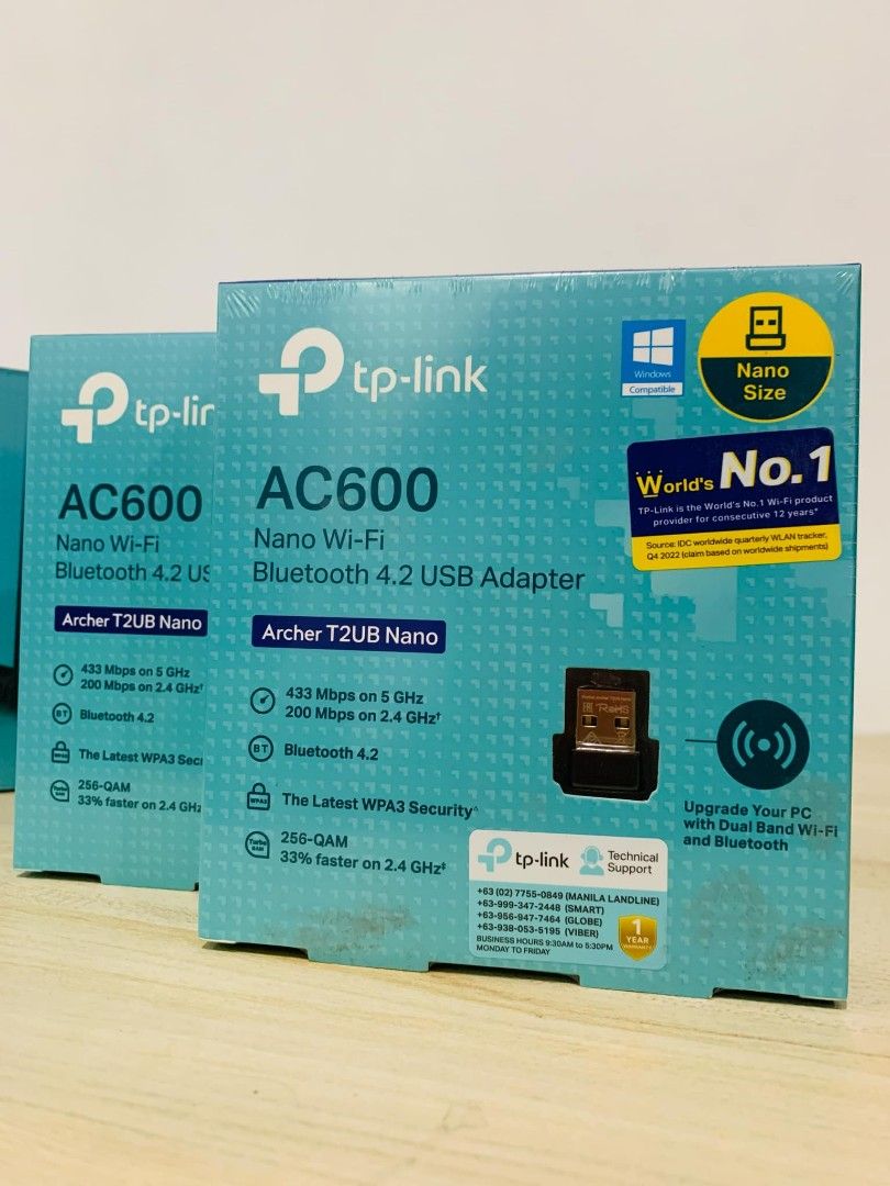 TP-Link Archer T2UB Nano WiFi & Bluetooth 4.2 USB Adapter (Category: Networking) located in Makati City. Submitted by slaccessoriesshop (Listing ID 1324621533, Image 1). Description: TP-Link Archer T2UB Nano WiFi & Bluetooth 4.2 USB Adapter ✅ ORDER NOW ‼️ ✅ SAME DAY DELIVERY ✅ We issue SALES INVOICE & Warranty Receipt ✅ We Accept BULK ORDERS ✅ ORIGINAL / BRAND NEW/ SEALED ✅ 7 days replacement for factory defect with 1 year warranty ✅ With TECH SU
