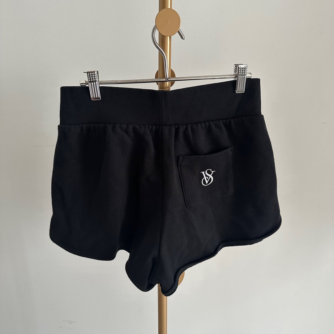 Victoria Secret Black Lounge Shorts Women s Fashion Bottoms Shorts on Carousell