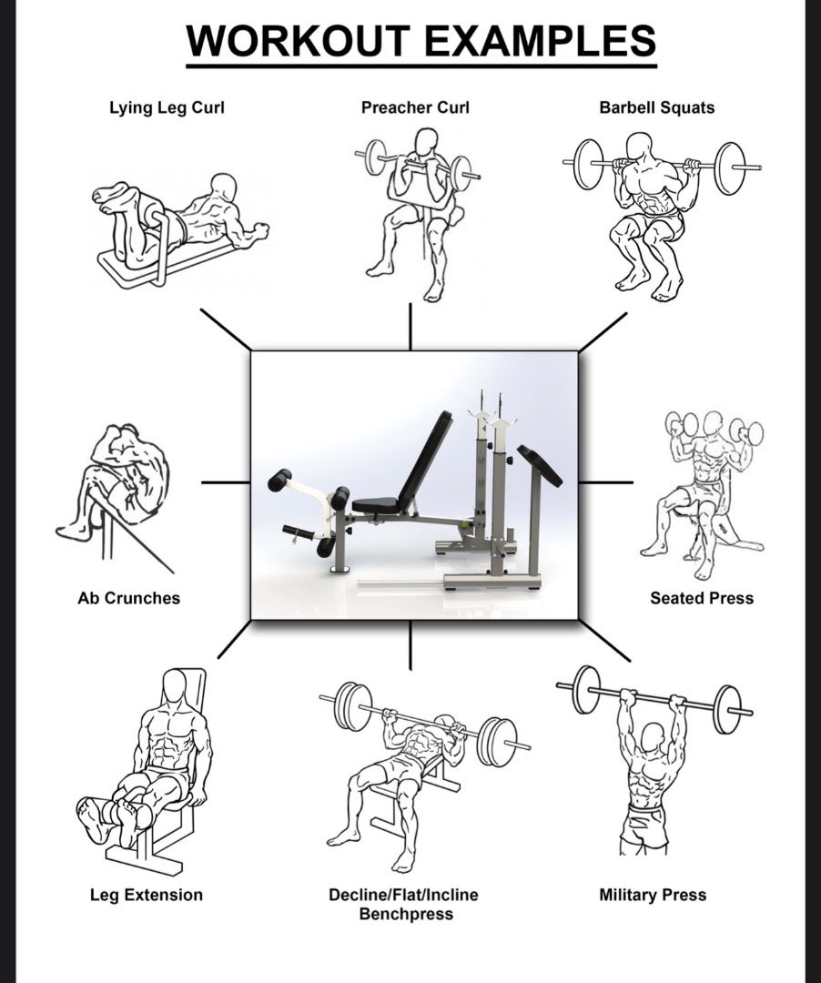 Foldable compact weight bench v2 hot sale