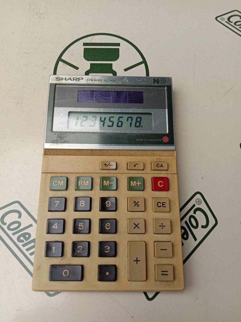 Vintage Classic retro Sharp ELSI mate Calculator Tested working (Category: Office & Business Technology) located in Quezon City. Submitted by jpnvintageonline (Listing ID 1324679047, Image 1). Description: Vintage Classic retro Sharp ELSI mate Calculator Tested working.