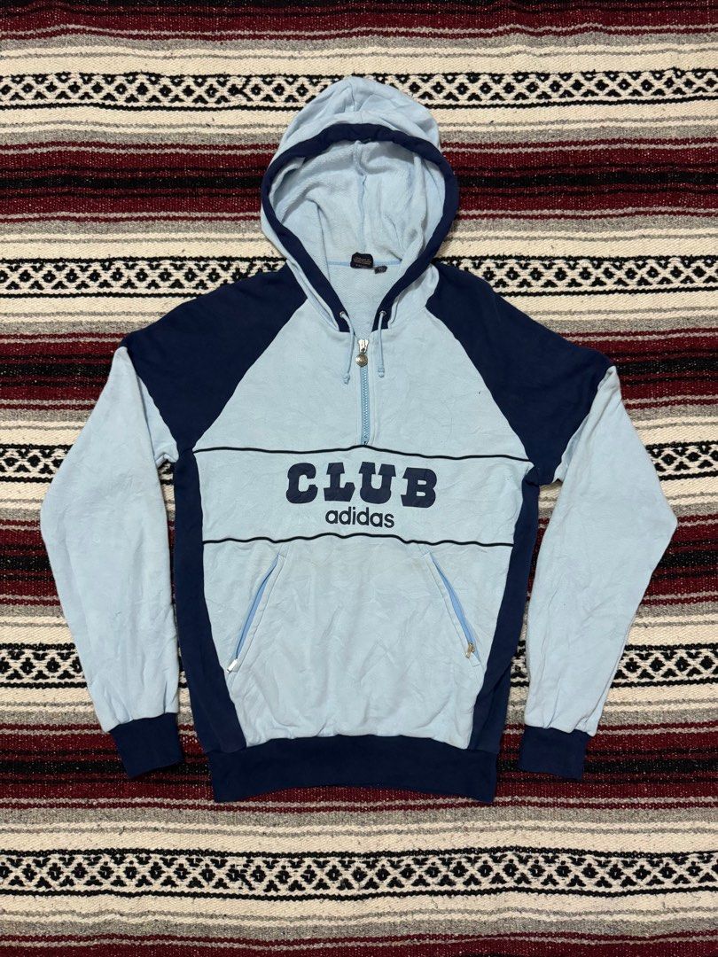 Adidas half sleeve hoodie discount