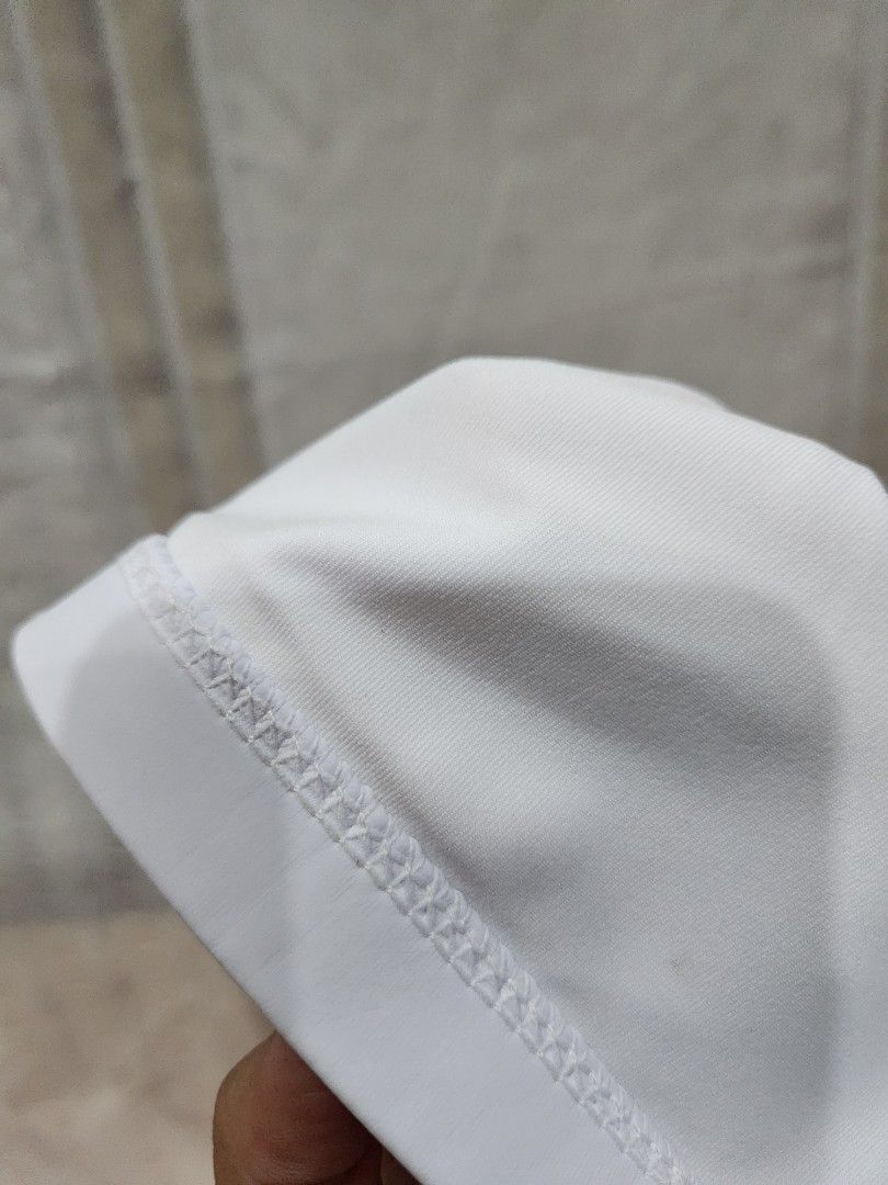 White Swimming cap (Category: Water Sports) located in Lingayen. Submitted by brulee21 (Listing ID 1324712554, Image 3). Description: bought it online for a swimming comp, but used my old cap rfs: decluttering.