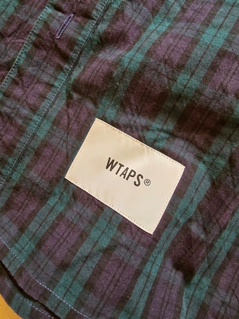 WTAPS LP/SS/LICO.DUMP.TEXTILE 221TQDT-SHM05 GREEN SIZE 04
