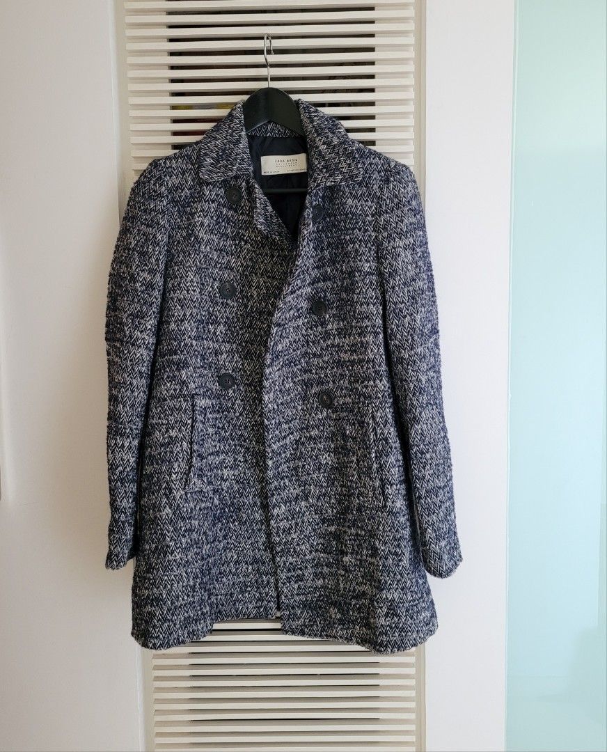 Zara textured coat 2025