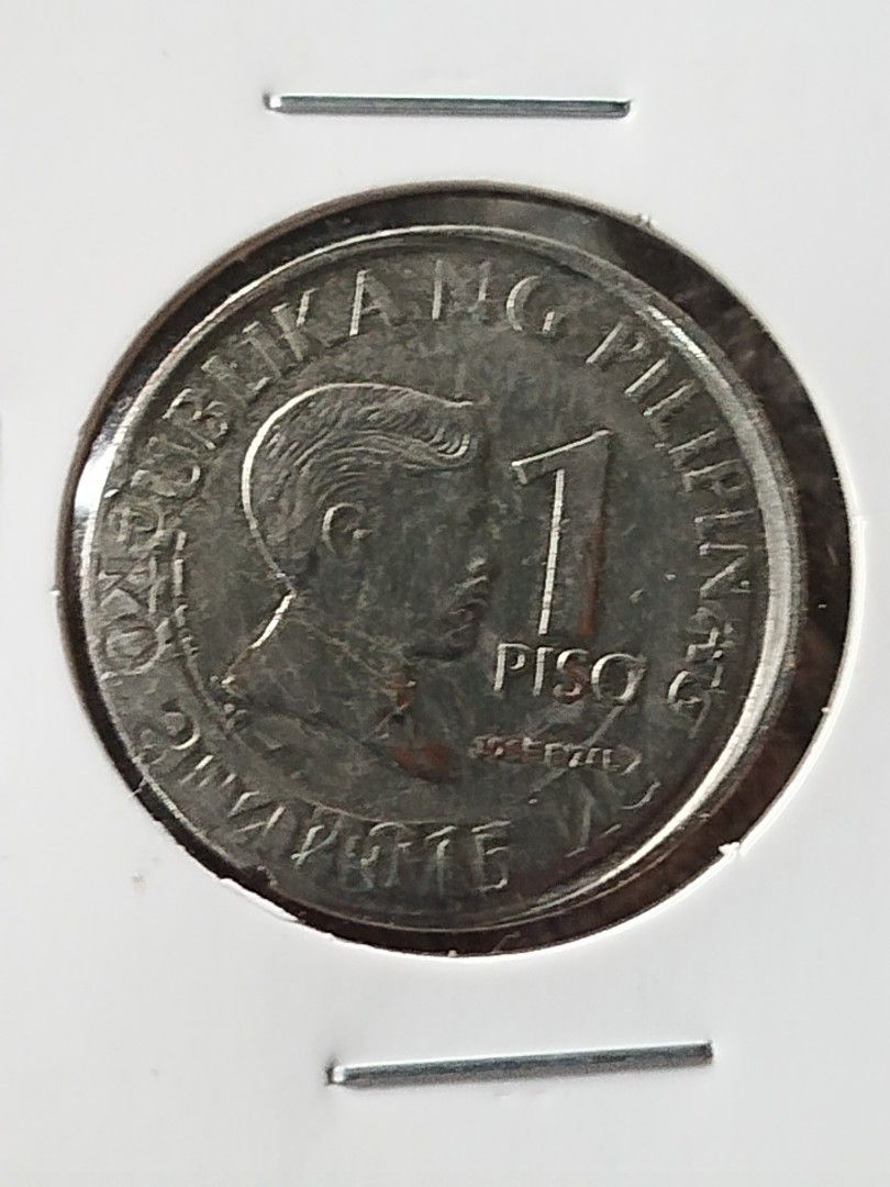1 piso bsp coin struck through error (Category: Currency) located in Subic. Submitted by regiedaniel01 (Listing ID 1344835123, Image 1). Description: add sf.