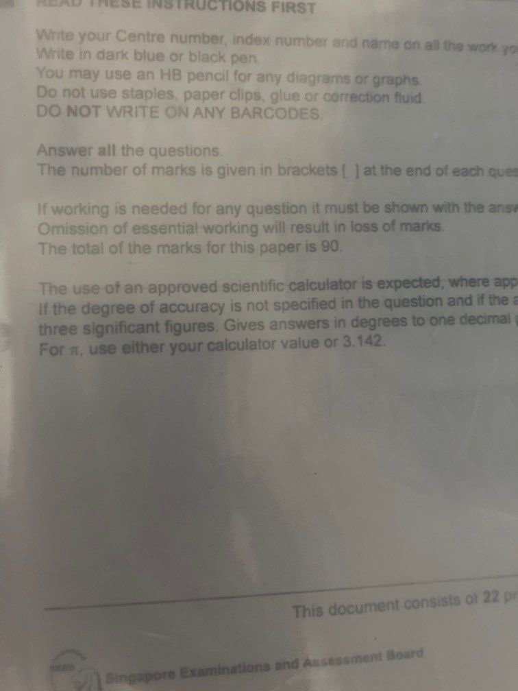 Assorted o level practice papers (Category: Assessment Books) located in Singapore. Submitted by kvvromii (Listing ID 1344861699, Image 1). Description: $1 for 2 PAPERS!!! Best for 2025 (O)/SBB (N) level students Math. Additional math, chemistry + physics (combined) avail. Assorted schools and Cambridge o level papers, dm subject if interested .