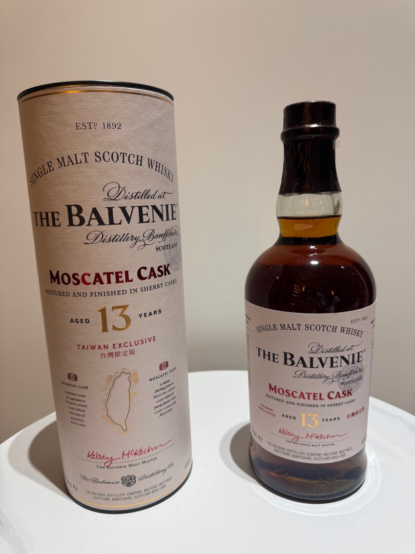 Balvenie 13 Moscatel Cask 40% Taiwan Exclusive, 嘢食& 嘢飲, 酒精