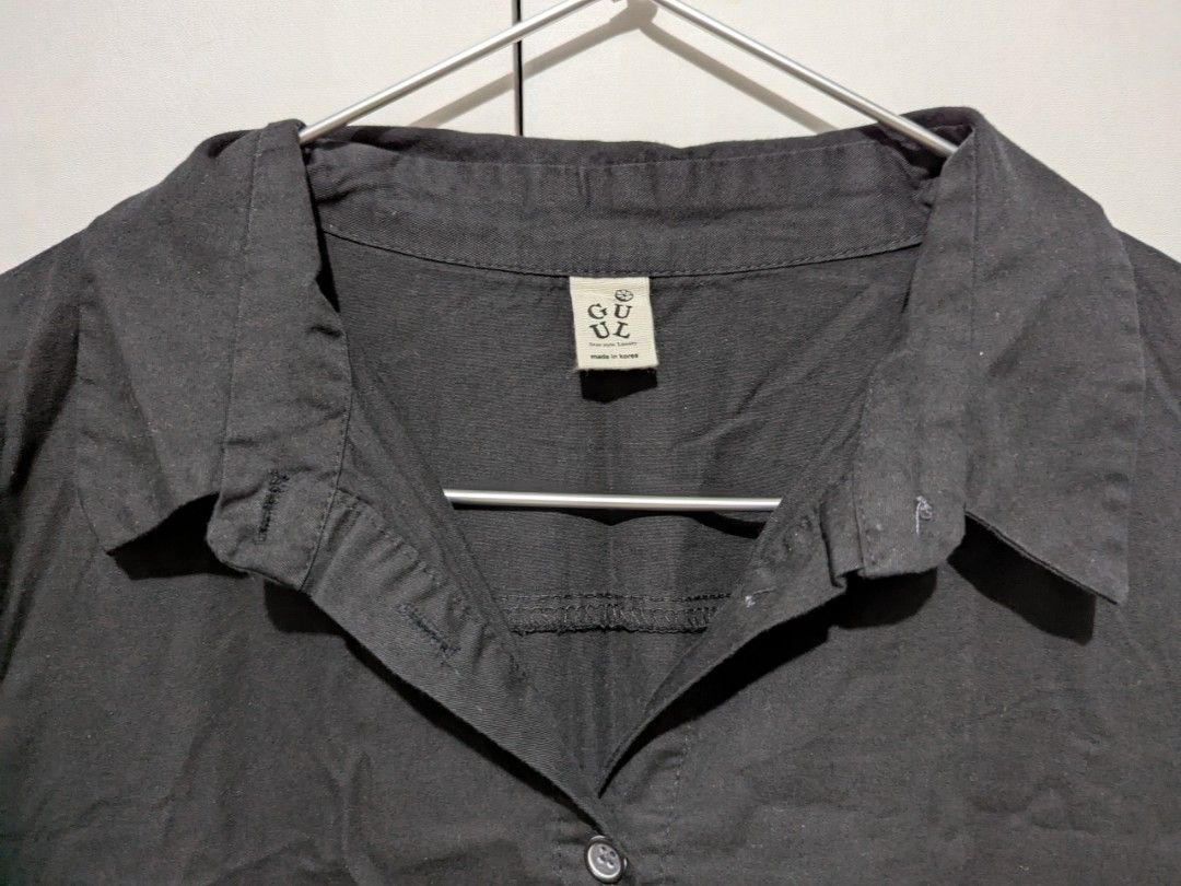 Black Long Sleeves Button Down Loose Midi Dress (Category: Dresses) located in Quezon City. Submitted by mercurials (Listing ID 1344895510, Image 3). Description: - In excellent used condition - With 2 front pockes - No size on tag but can fit small to medium frame (loose fitting) - See photos for dimension MOP: Gcash/Maya Shipping via Grab/Lalamove/J&T (shipping from Quezon City near Anonas area).