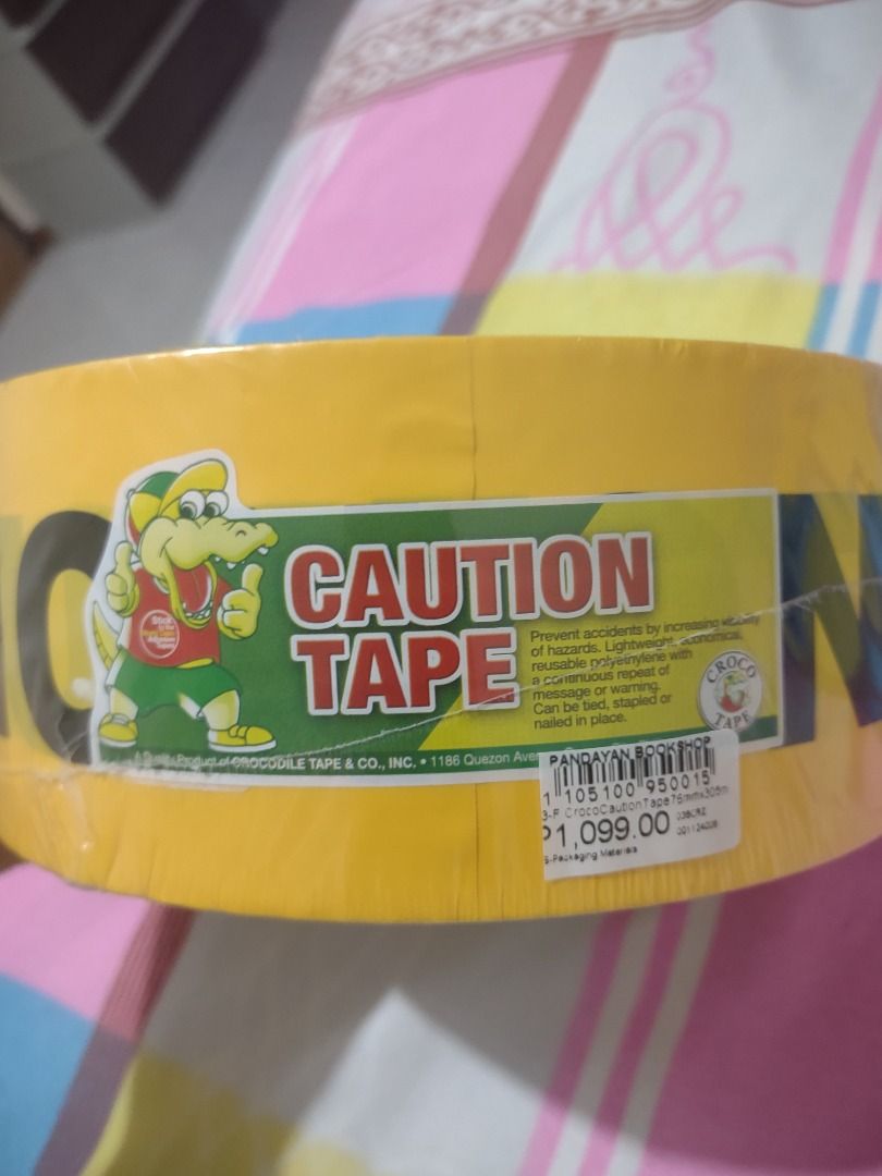 Caution Tape 305 meters long (Category: Construction Tools & Equipment) located in Liliw. Submitted by riu_speaks (Listing ID 1344910766, Image 3). Description: Caution Tape 76mm x 305 meters long. Still intact and not used. Reason for selling: No longer needed..