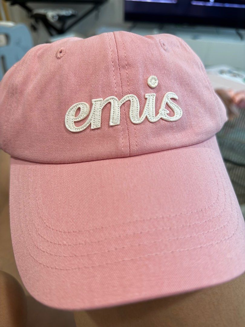 Emis layered logo ball cap Indy pink, Men's Fashion, Watches