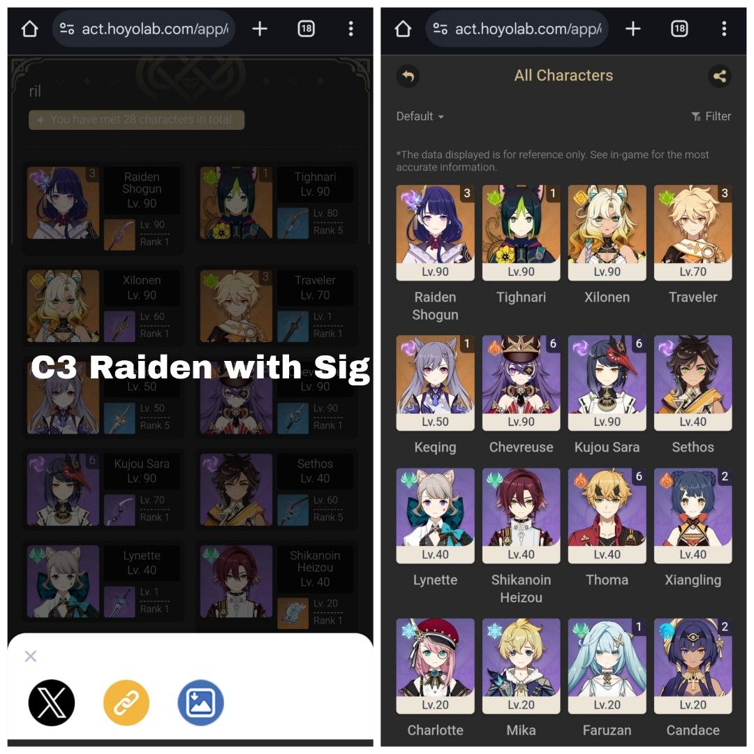 Genshin impact account (Category: Others) located in Cabanatuan. Submitted by zeroshopp (Listing ID 1344820800, Image 1). Description: .