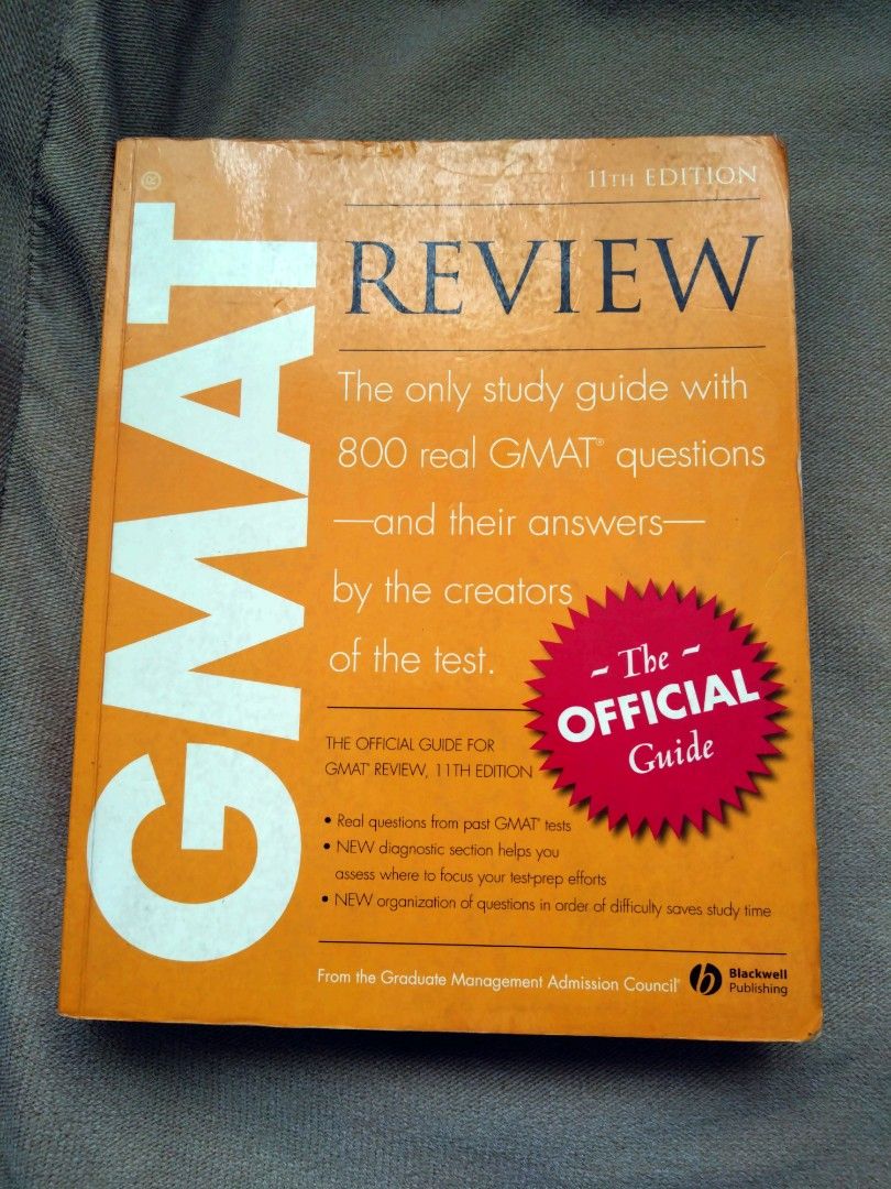 GMAT Review 11th Edition (Category: Textbooks) located in Manila. Submitted by hugomanik (Listing ID 1344760904, Image 1). Description: GMAT Review 11th Edition Blackwell Publishing.