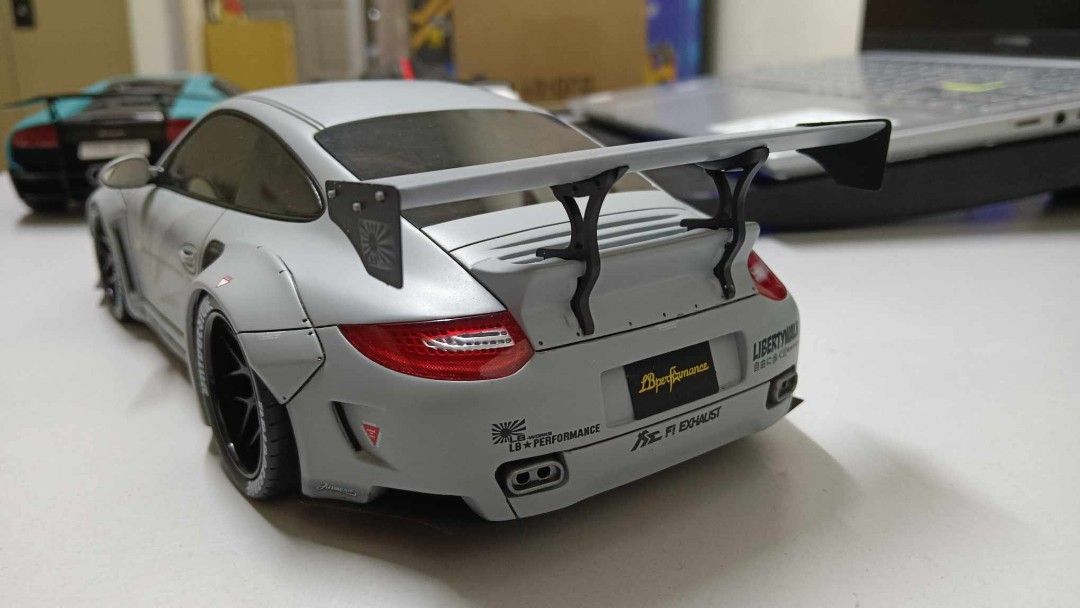 GT Spirit 1/18 Porsche 997 Liberty Walk LBWK, Hobbies & Toys, Toys ...
