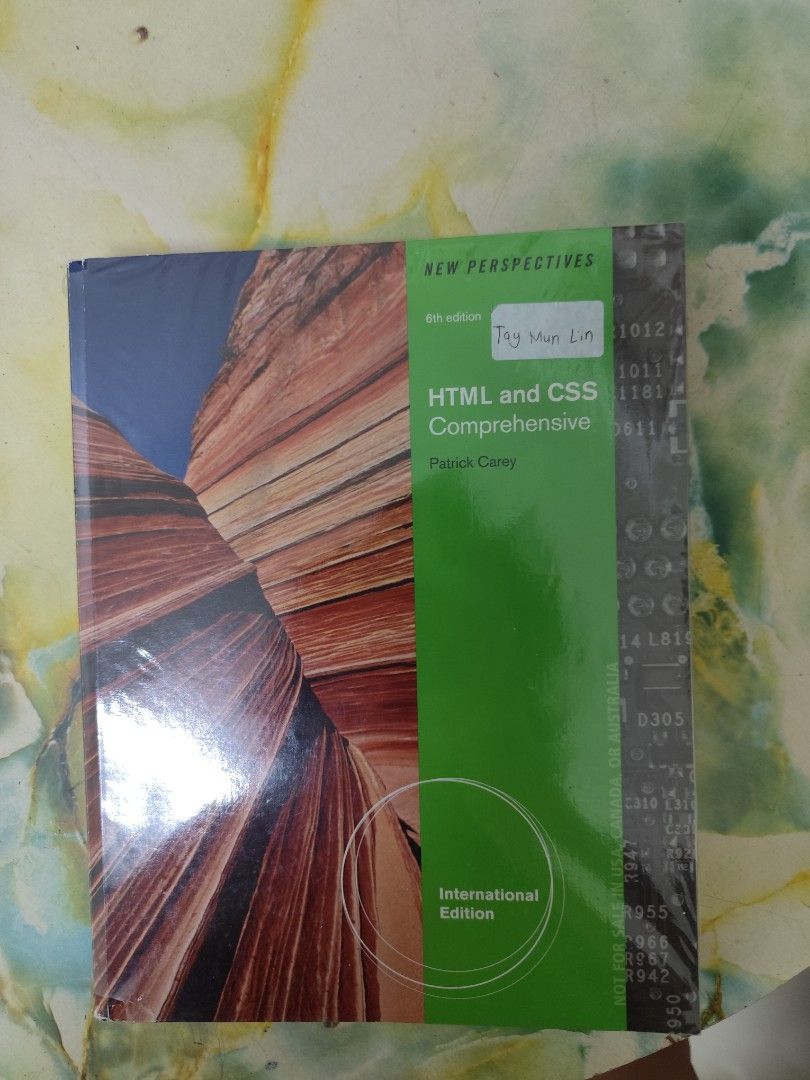 HTML and CSS textbook, Hobbies & Toys, Books & Magazines, Textbooks on ...
