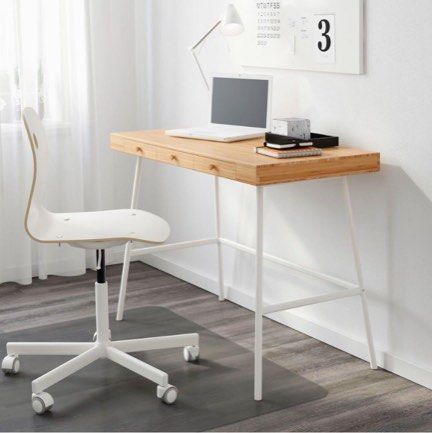 Ikea Study Table (Category: Tables & Sets) located in Singapore. Submitted by boey__ (Listing ID 1344809326, Image 2). Description: Used for ~6-7 years Some dents Self Collect at Jurong West.
