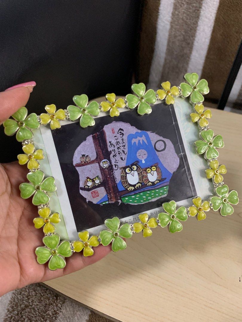 Japan cute small frame (Category: Frames & Pictures) located in Cabanatuan. Submitted by mjluxxejapan (Listing ID 1344924527, Image 2). Description: Fixed price. Approx 5.5”x4” meas Like new. Matibay material metal ung front design wood ung backside .