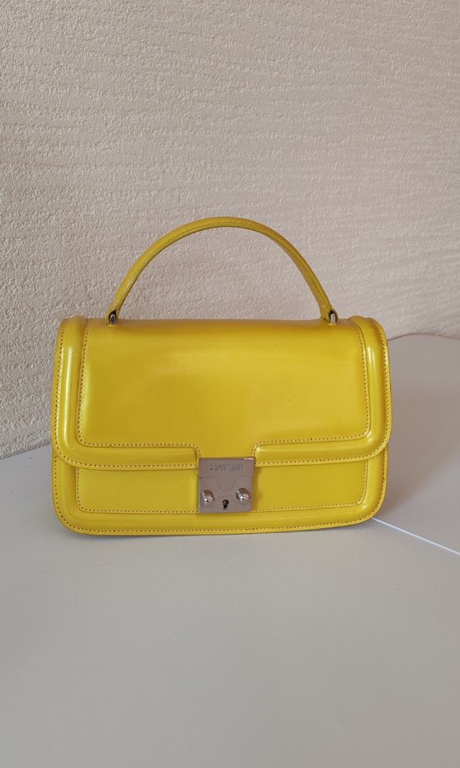 Moschino Yellow Patent Leather Bag Carousell