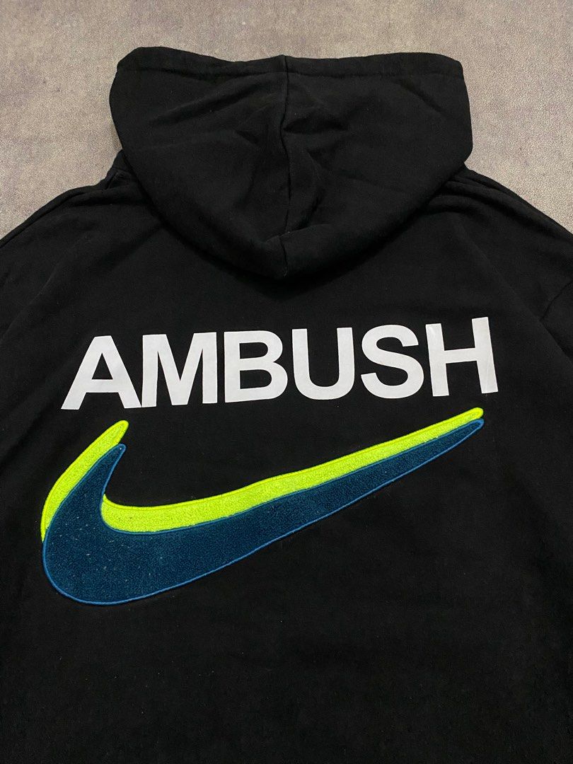 nike microbrand pullover hoodie black