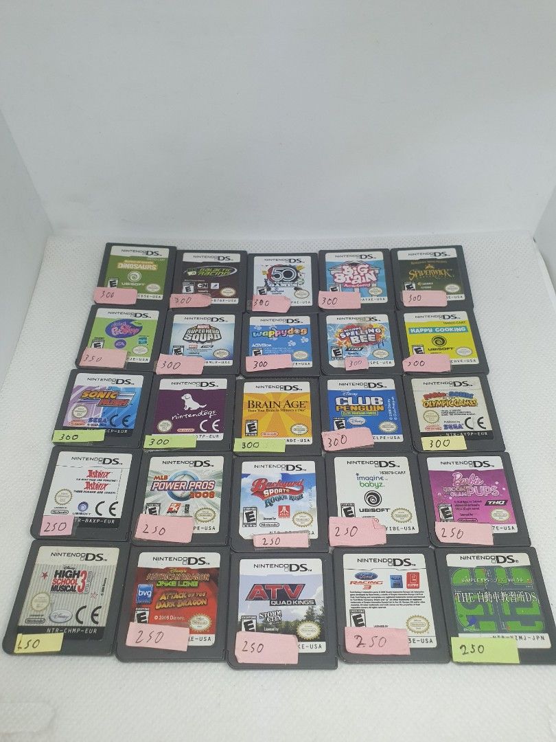 Selling 25 Ninteno DS Video Games Set 2/5 (Category: Nintendo) located in Quezon City. Submitted by itemsforadoption (Listing ID 1344902607, Image 1). Description: Rfs: Its 2025! Happy New Year! Hoping you have a good year ahead of you! If you have questions feel free to send a message. Though I'll most likely be able to reply from 10am to 8pm. Please be patient and understanding. Decluttering games and items that I've picked up or for friends an