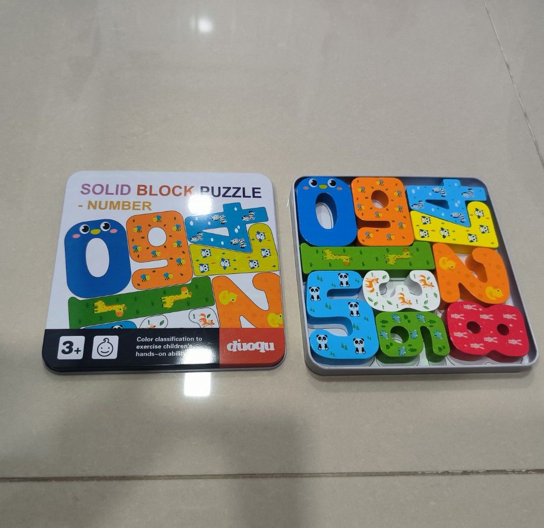 3D Solid block puzzle (Category: Infant Playtime) located in Singapore. Submitted by kevinnt (Listing ID 1344380744, Image 2). Description: - Early learning educational toys is made of environmentally friendly wood. - The edges are smooth. - Age: 3+ year old.