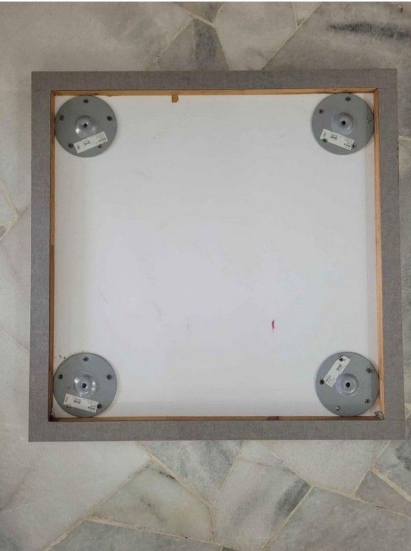 Solid Square Waterproof Scratchproof Table (Category: Tables & Sets) located in Kuala Lumpur. Submitted by slho29 (Listing ID 1344886324, Image 3). Description: Solid Square Waterproof Scratchproof Table Unused, kept in store RM50 W23" x L23" x 28" Location Taman Taynton View.