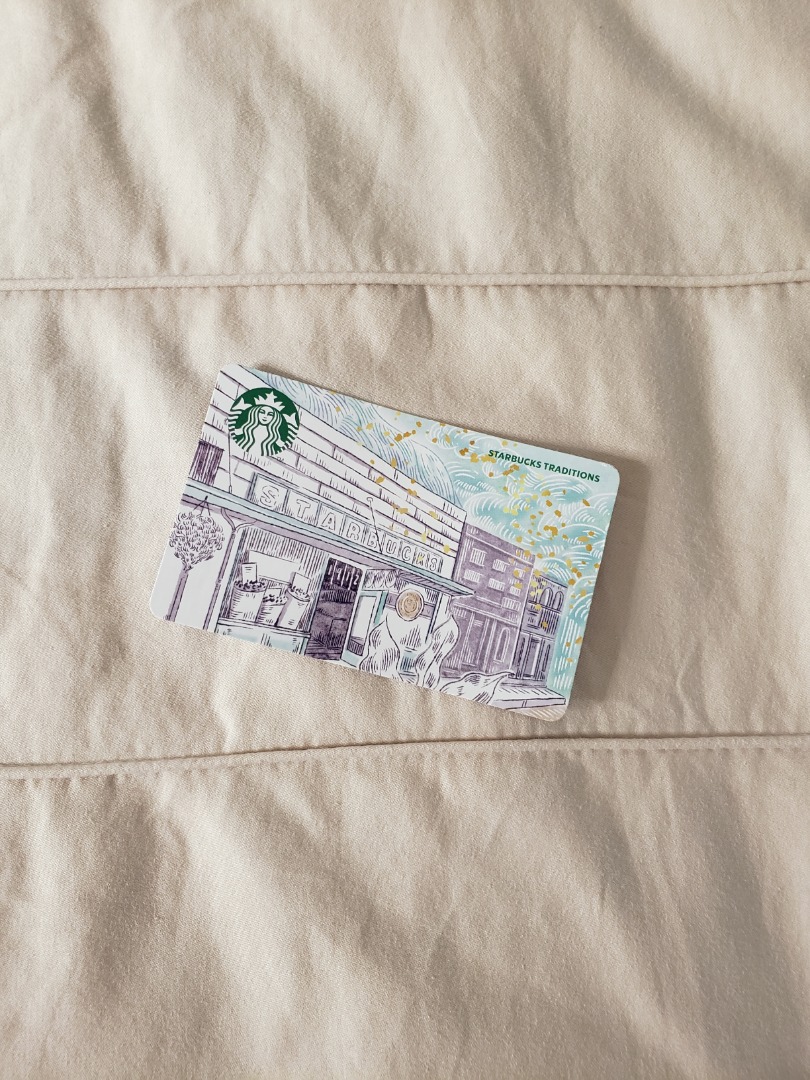 Starbucks Traditions Card 2025 Sticker Collection Card for Starbucks