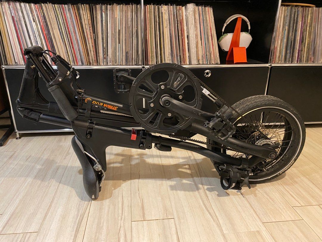 Strida evo 16” wheel with rack bike 接單車, 運動產品, 單車及配件