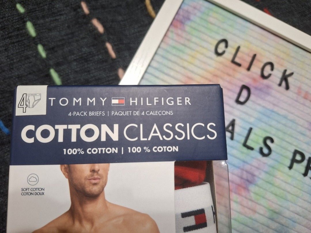 Tommy hilfiger brief (Category: Underwear) located in Manila. Submitted by les0802 (Listing ID 1344886536, Image 3). Description: Tommy hilfiger brief 4 pack brief cotton classic brand new and original.