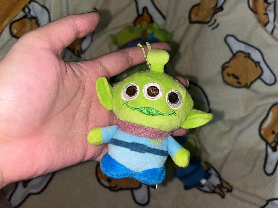 Toy Story Alien (Three-eyed Alien) Charms (Category: Character Goods) located in Manila. Submitted by eli_97 (Listing ID 1344802447, Image 1). Description: Open for take all 44 pcs for 2000 50 php EACH Some w/ minor flaws Some bnwt.