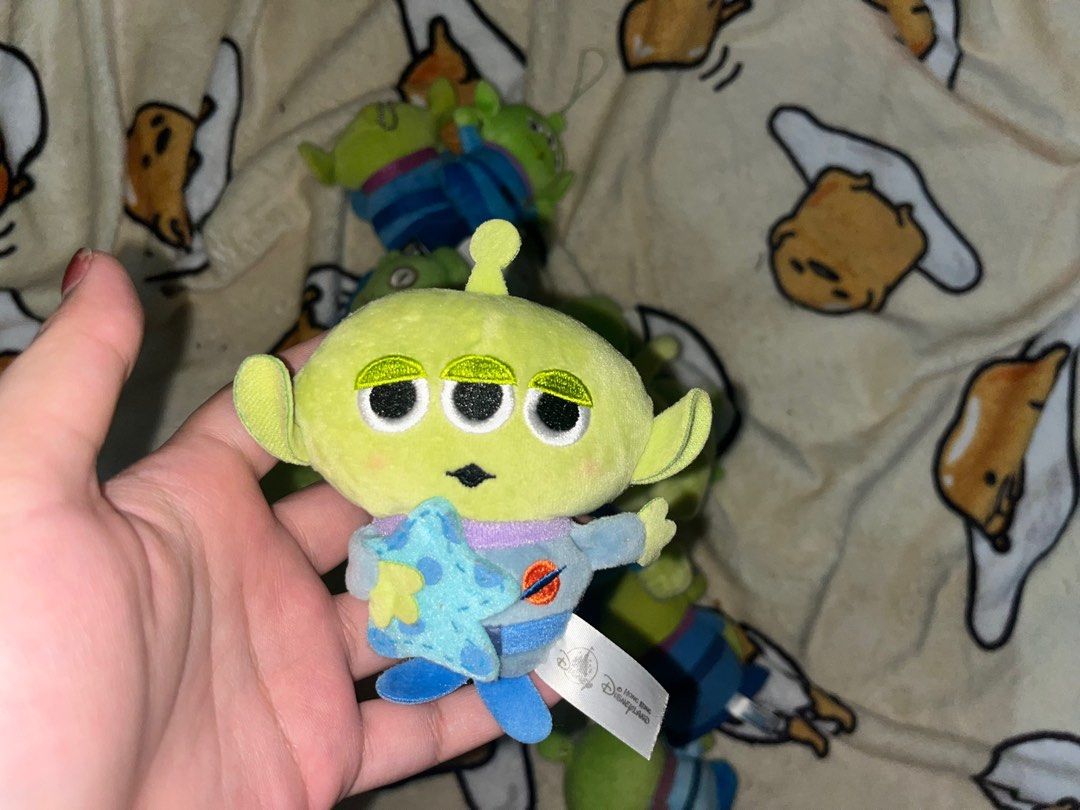 Toy Story Alien (Three-eyed Alien) Charms (Category: Character Goods) located in Manila. Submitted by eli_97 (Listing ID 1344802447, Image 2). Description: Open for take all 44 pcs for 2000 50 php EACH Some w/ minor flaws Some bnwt.