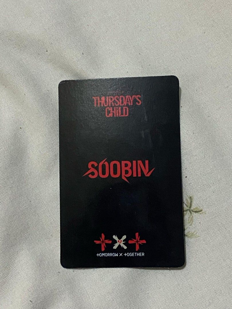 TXT Soobin PC (Category: K-Wave Merchandise) located in Manila. Submitted by rufustilinskitwo (Listing ID 1344850879, Image 2). Description: .