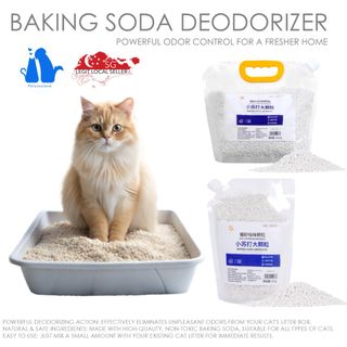 Baking Soda Homemade Cat Litter Freshener Litter Odor Eliminator