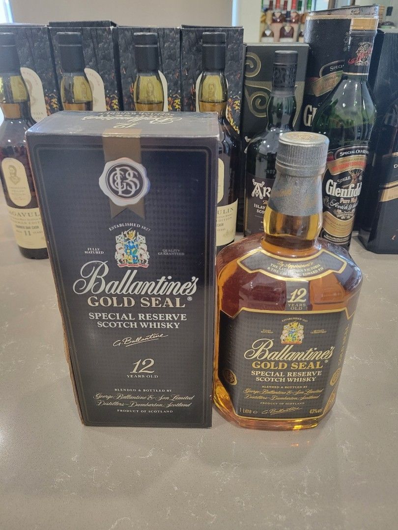 Ballantines 12 Gold Seal 1L (Category: Other Food & Drinks) located in San Juan City. Submitted by closetzoneph (Listing ID 1346551313, Image 1). Description: Ballantines 12 Gold Seal 1L 43% P3,000.